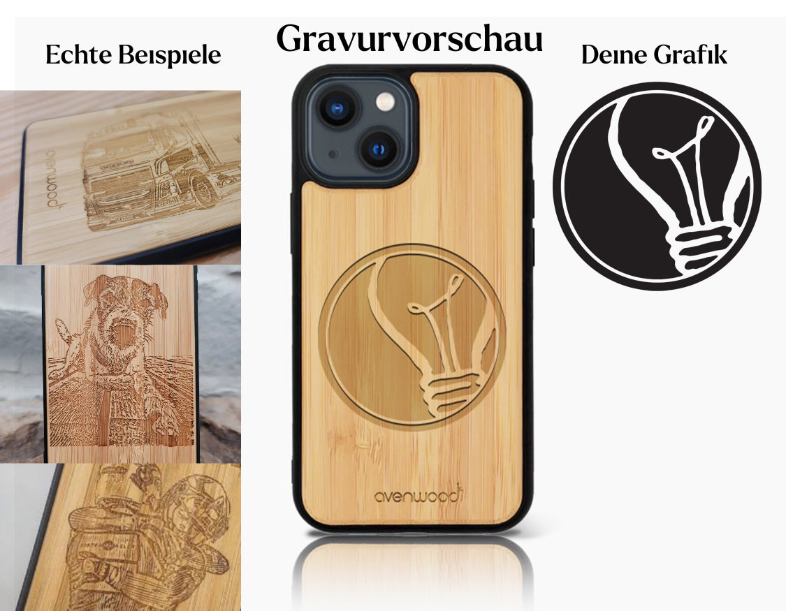 INDIVIDUEL iPhone 15 Pro bambou plastique